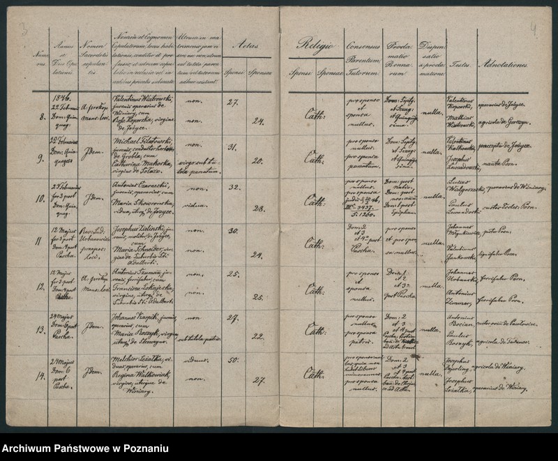 Obraz 4 z jednostki "Księga małżeństw"