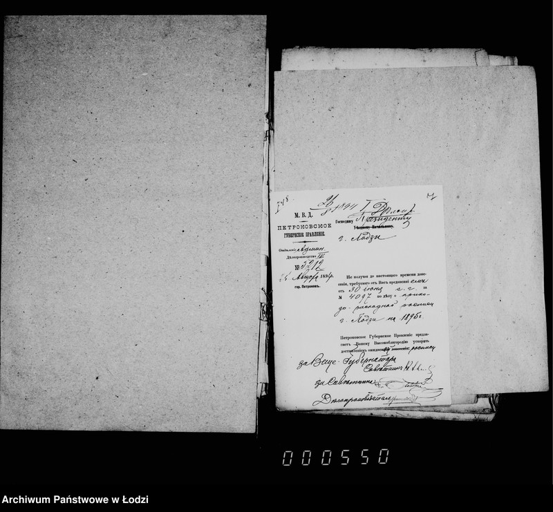 Obraz 10 z jednostki "O gorodskoj rospisi na 1895 g."