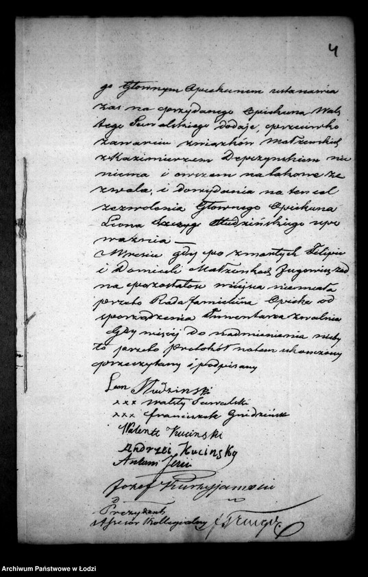 Obraz 8 z jednostki "Akta tyczące się ustanowienia opieki nad nieletnią Ludwiką Jugowicz po zmarłych Filipie i Domicelli małżonkach Jugowicz"