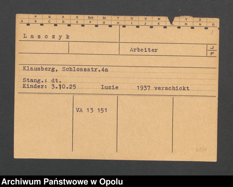 Obraz 3 z jednostki "[Lasczyk, Klausberg]"