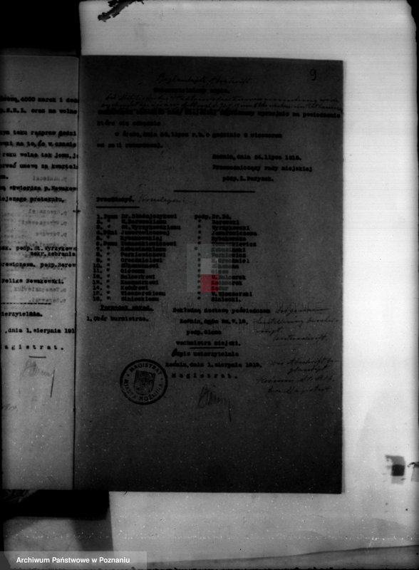 Obraz 13 z jednostki "Członkowie magistratu miasta Kożmina"