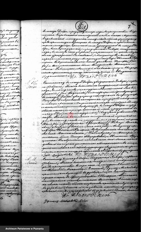 Obraz 8 z jednostki "Księga urodzeń, małżeństw, zgonów"