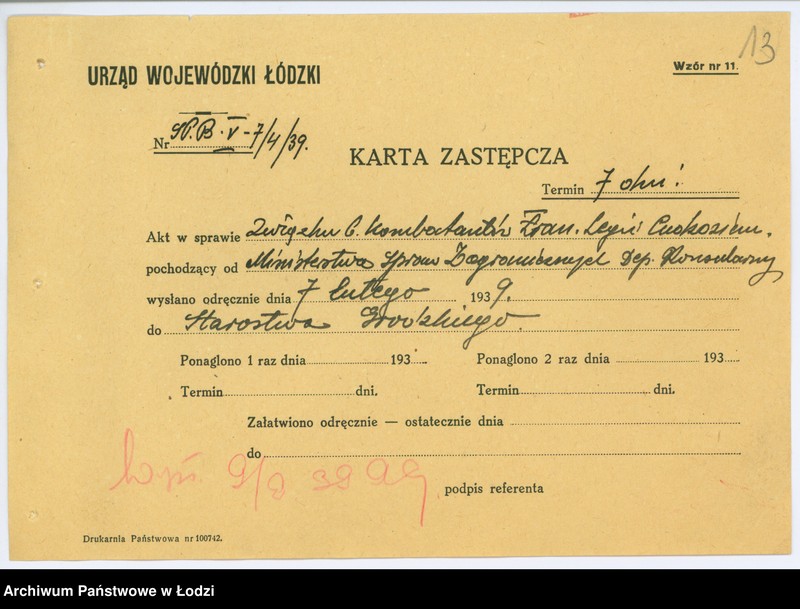 Obraz 16 z jednostki "[Informacja o związkach i stowarzyszeniach]"