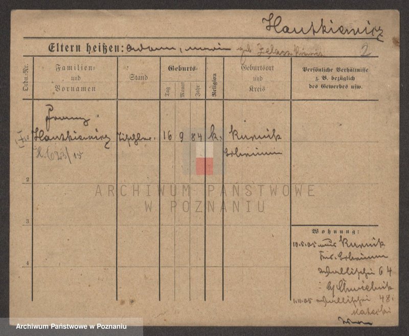 Obraz 2 z jednostki "Handkiewicz - Haniszewski"