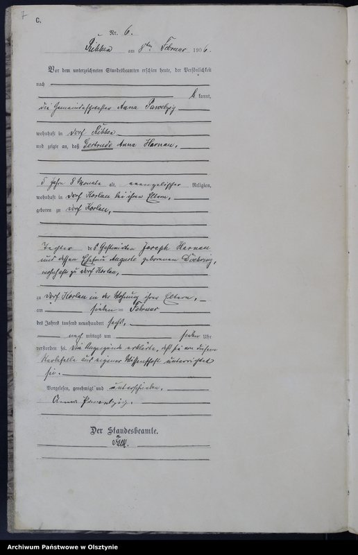 image.from.unit.number "Sterbe-Haupt-Register Nr 1 - 74"