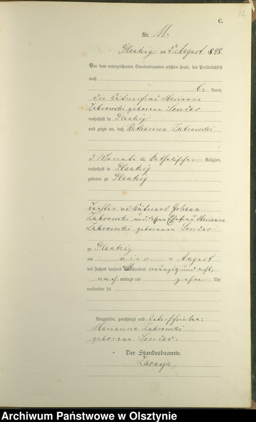 image.from.unit.number "Sterbe-Haupt-Register Nr 1 - 18"