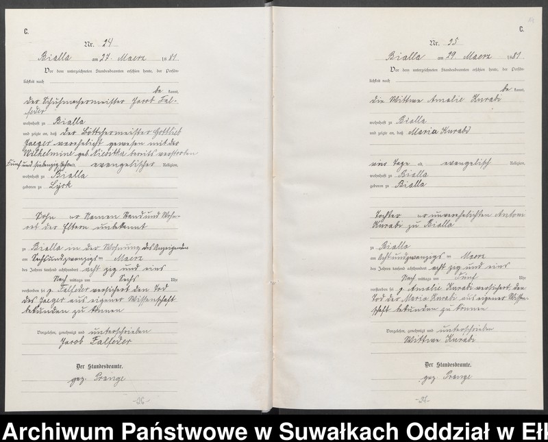 image.from.unit.number "[Sterbe-Haupt-Register des Königlich Preussischen Standes-Amtes Bialla Kreis Johannisburg]"