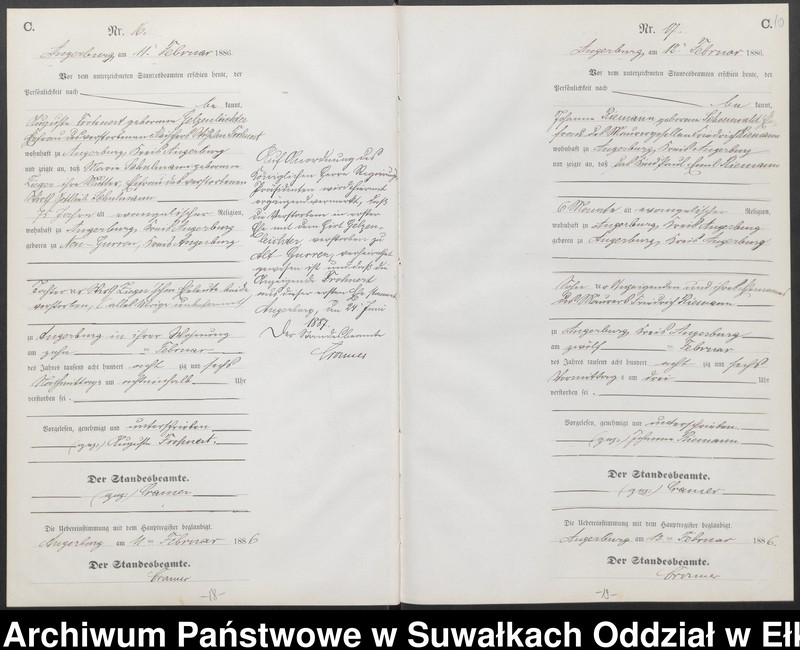 image.from.unit.number "Sterbe-Neben-Register des Preussischen Standes-Amtes Angerburg Kreis Angerburg"