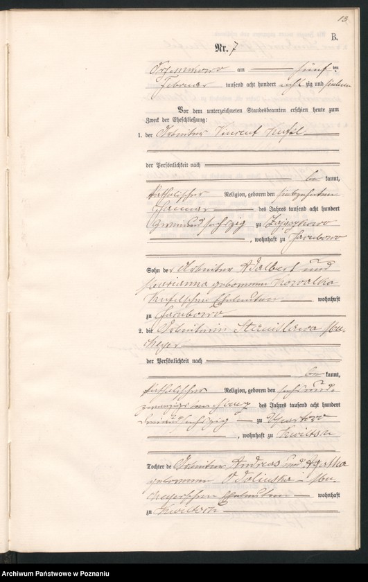 Obraz 16 z jednostki "Księga małżeństw"