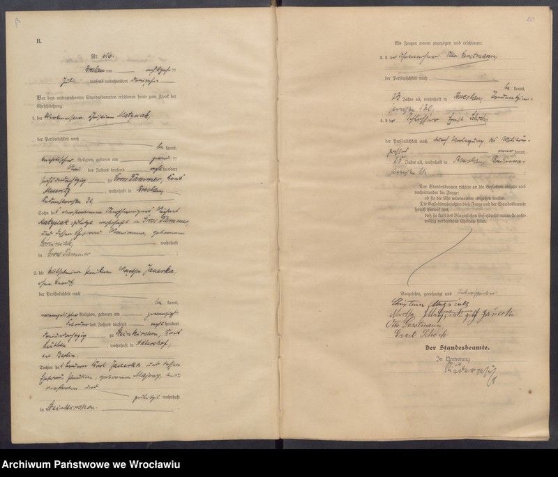 image.from.unit.number "Heiraths-Haupt-Register Breslau II 1913 Band 4"