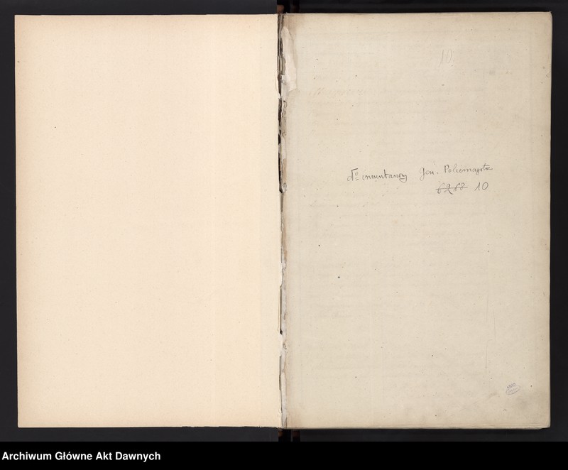 Obraz z jednostki "Zarząd Generał-Policmajstra w Królestwie Polskim. I Departament, III Wydział."