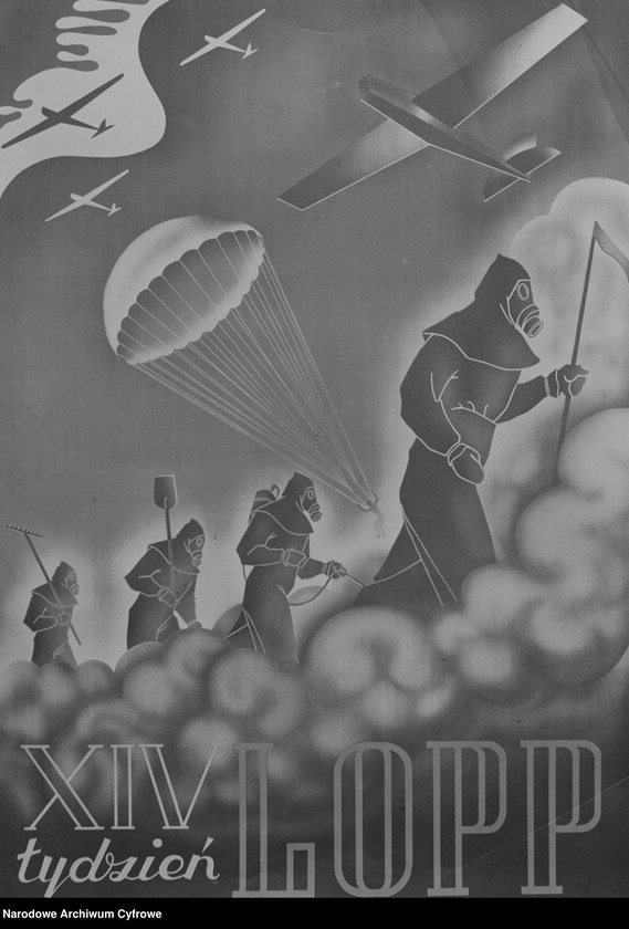 image.from.unit.number "Plakaty propagandowe Ligi Obrony Powietrznej i Przeciwgazowej"