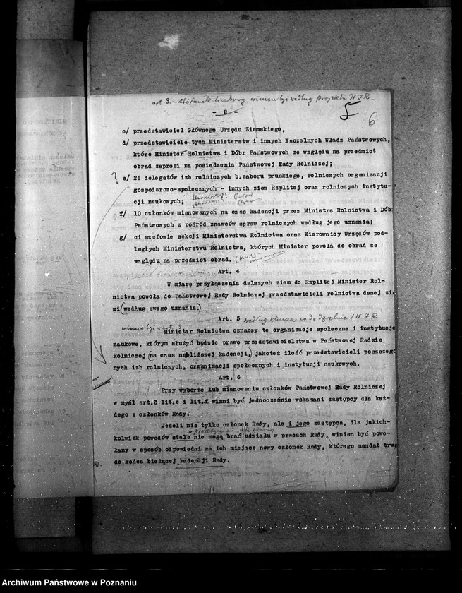 Obraz 10 z jednostki "Sprawy szczegółowo-administracyjne Państwowa Rada Rolnicza"