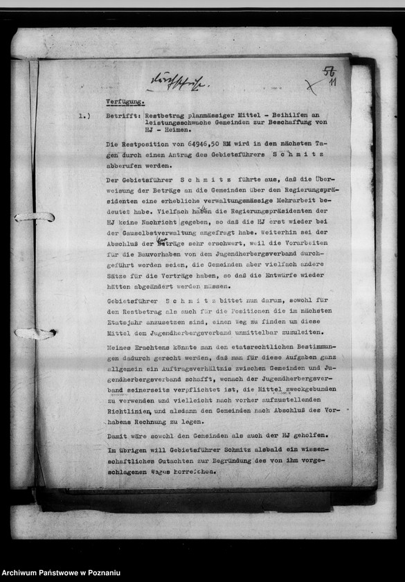 Obraz 15 z jednostki "Beihilfen an leistungsschwache Gemeinden zur Beschaffung von H.J.-Heimen."