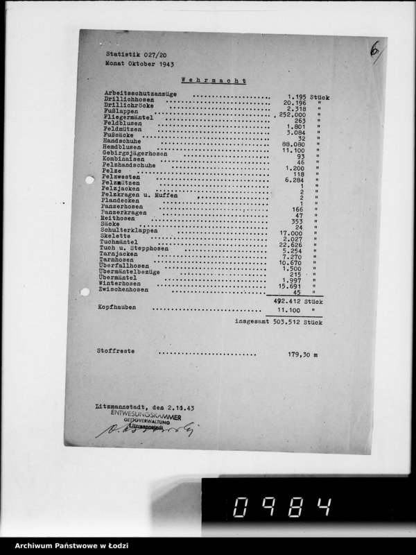 Obraz 10 z jednostki "Monatsberichte [Wydziałów G.V. Plan rozmieszczenia zakładów przemysłowych w Getcie według liczby robotników]"