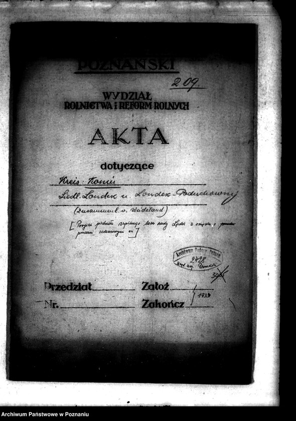 Obraz 4 z jednostki "Projekt podziału wspólnego lasu osady Lądek w związku z pracami scaleniowymi wsi"