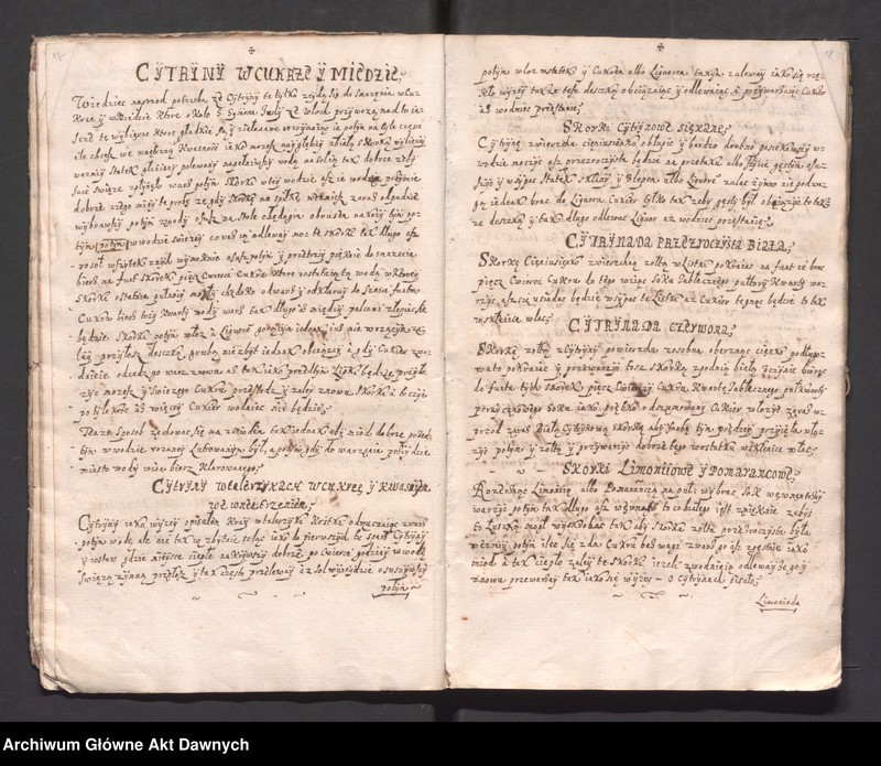 image.from.unit.number "„Moda bardzo dobra smażenia różnych konfektów i innych słodkości, a także przyrządzania wszelakich potraw, pieczenia chleba i inne sekreta gospodarskie i kuchenne” (brak karty tytułowej, wycięta w celu zatarcia proweniencji)."