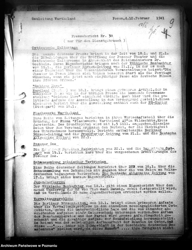 Obraz 14 z jednostki "Presseberichte"