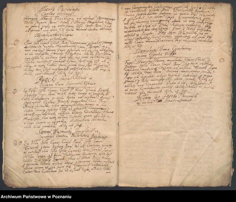 Obraz 9 z jednostki "Acta consularia civitatis Posnaniae."