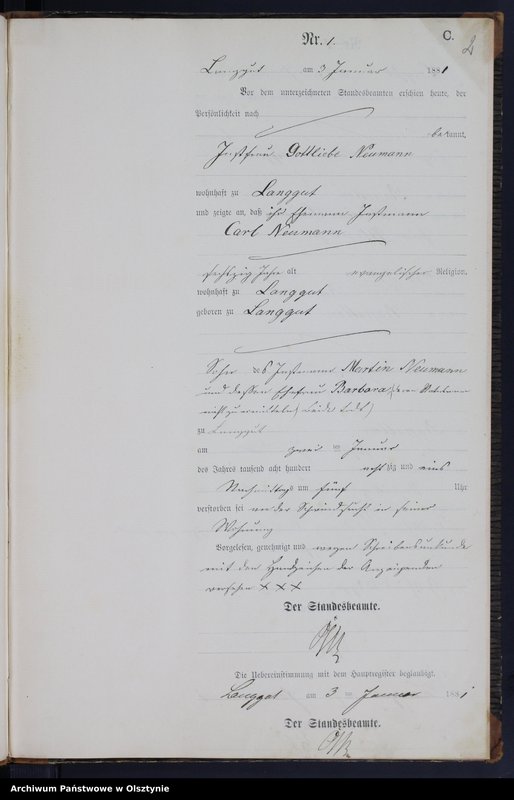 image.from.unit.number "Sterbe-Neben-Register Nr 1 - 25"