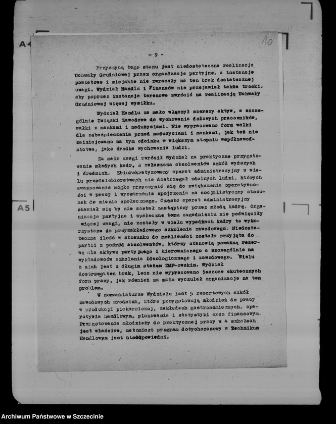 image.from.unit.number "Sprawozdania, informacje i oceny Komitetu Wojewódzkiego Polskiej Zjednoczonej Partii Robotniczej"