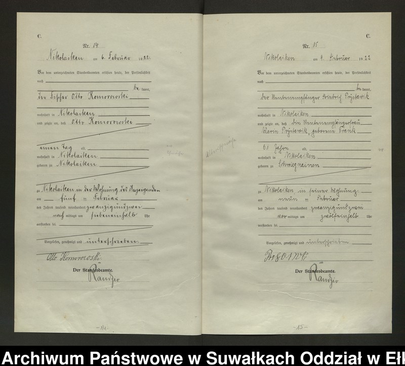 image.from.unit.number "Sterbe=Haupt=Register des Königlichen Preussischen Standes-Amtes Nikolaiken Kreis Sensburg"