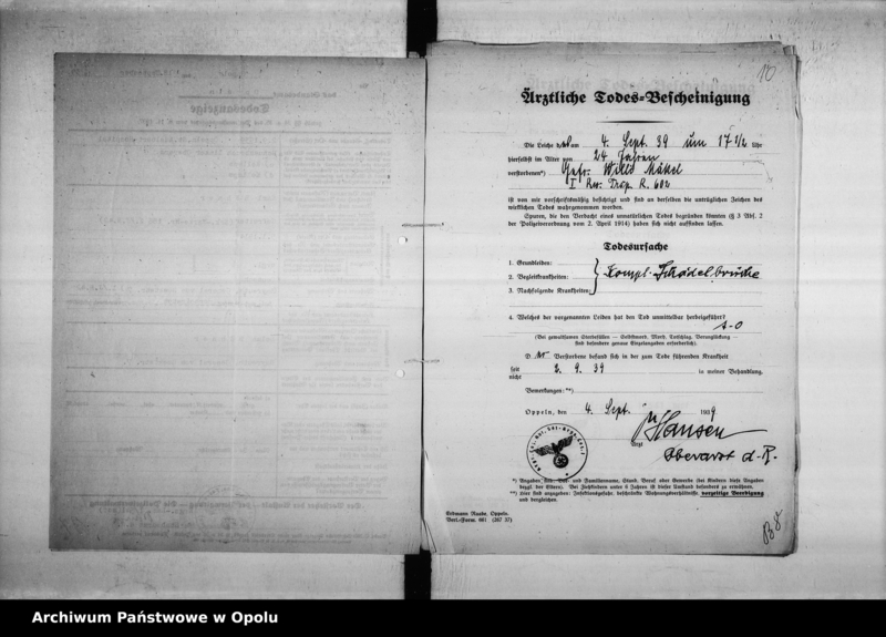 Obraz 16 z jednostki "Kriegssterbefälle 1939"