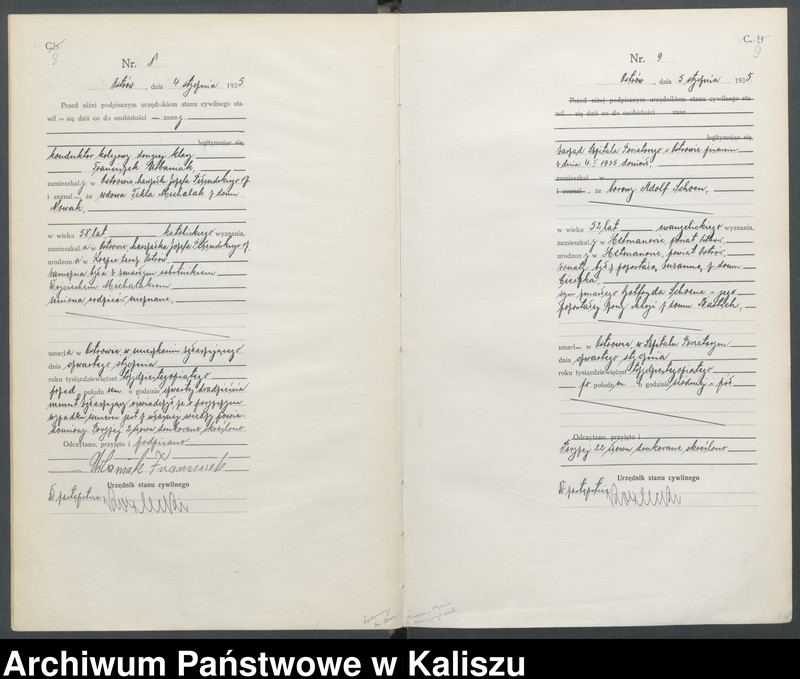 Obraz 9 z jednostki "[Księga zgonów]"