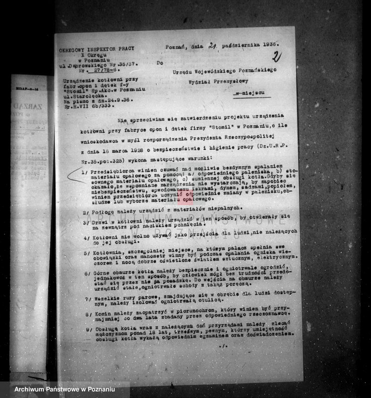 image.from.unit.number "Zatwierdzenie zakładu przemysłowego /kotłowni przy fabryce opon/ Firma Stomil S.A."