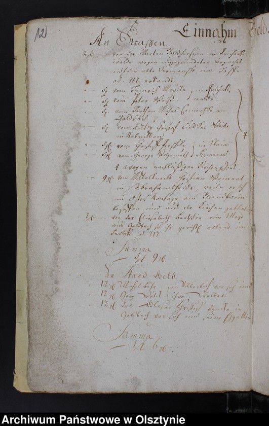 image.from.unit.number "Jahr Rechnung der Silberbachschen Kirchen"