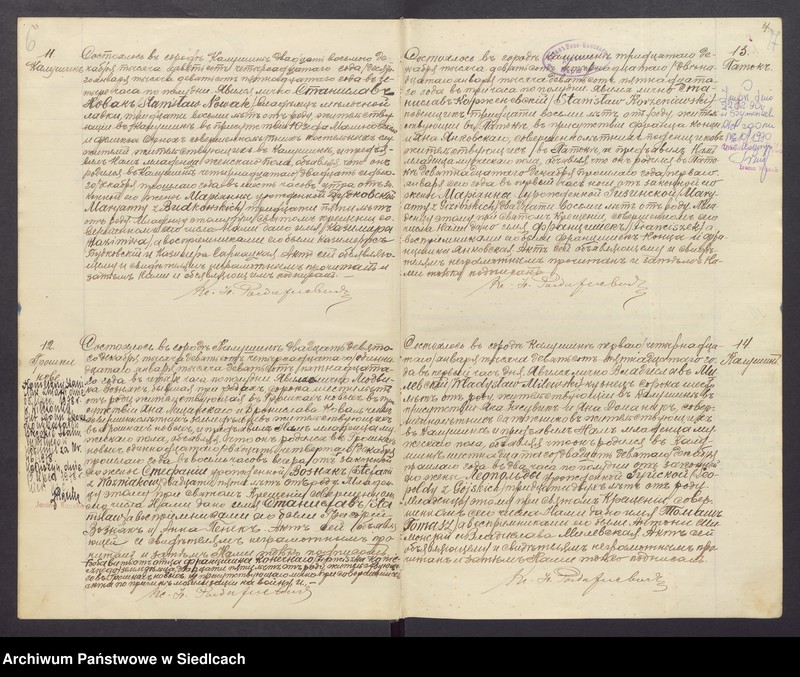 image.from.unit.number "Księga aktów urodzeń, małżeństw i zgonów Rzymskokatolickiej Parafii Kałuszyn"