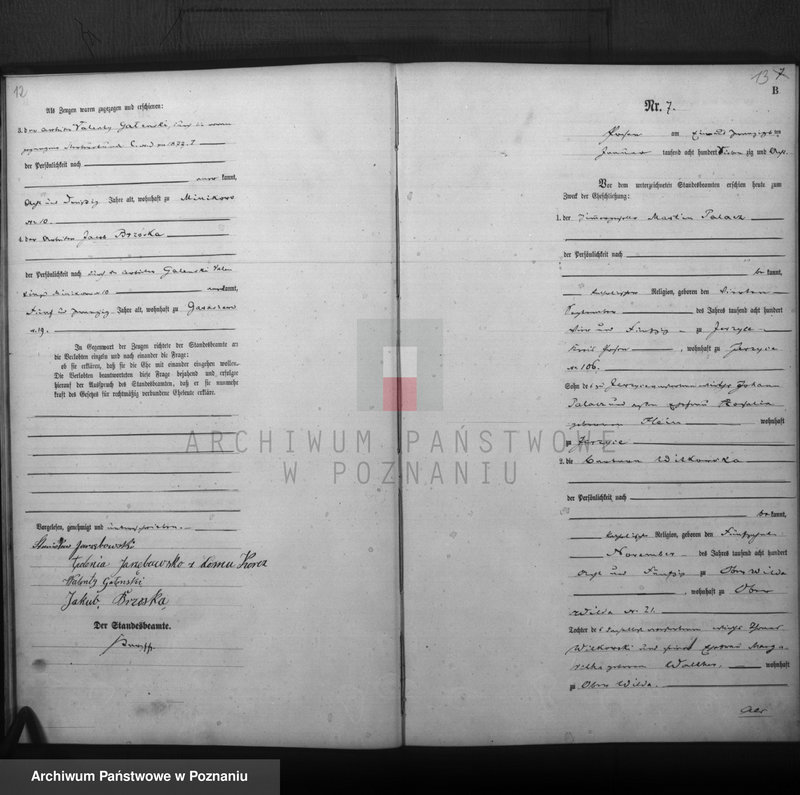 Obraz 8 z jednostki "Księga małżeństw"