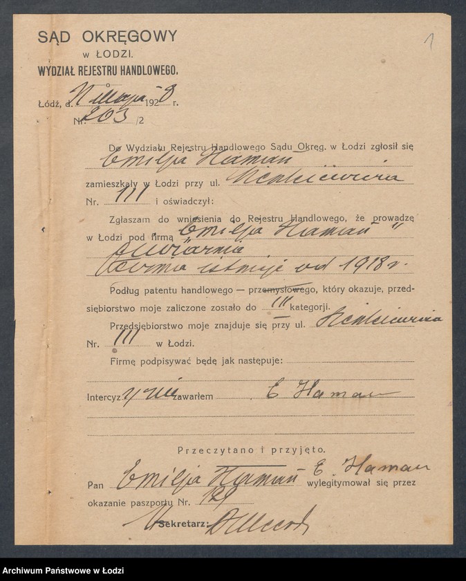 Obraz 3 z jednostki "Emilja Haman – piwiarnia"