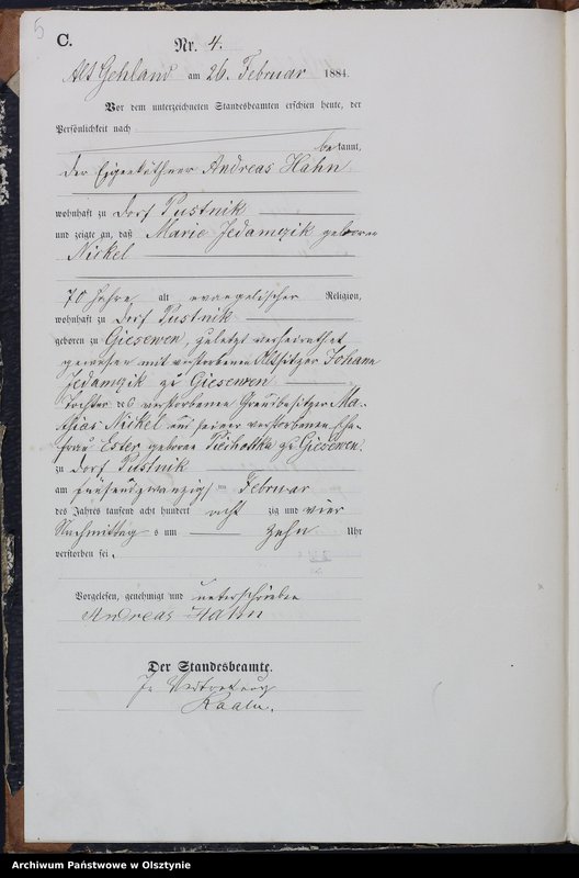 image.from.unit.number "Sterbe-Neben-Register Nr 1 - 36"