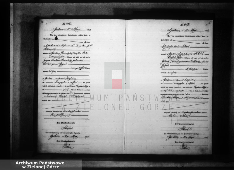 image.from.unit.number "Geburts-Neben-Register, Band II von No 413 bis No 826"