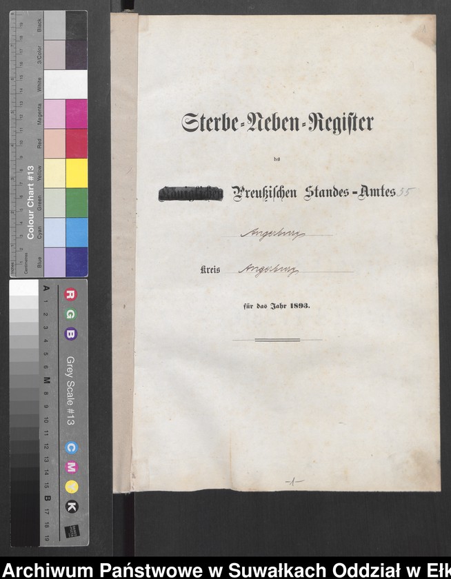 image.from.unit.number "Sterbe-Neben-Register des Preussischen Standes-Amtes Angerburg Kreis Angerburg"