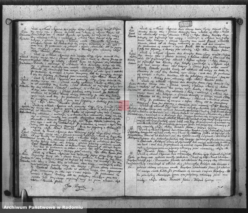 image.from.unit.number "Dupplikat Akt Religiyno- Cywilnych Urodzenia, Zaślubienia i Zeyścia parafii Kowali Stępociny Roku 1838"