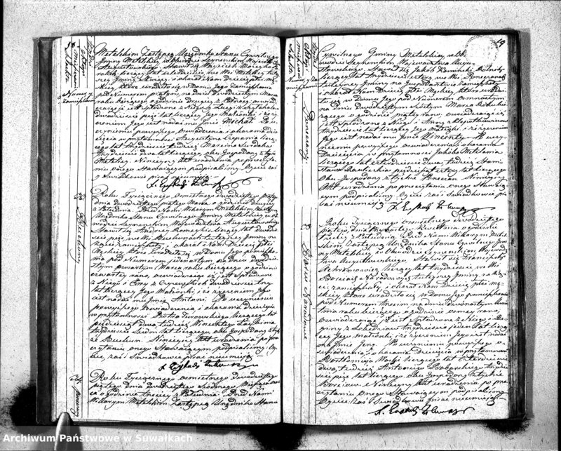 Obraz 11 z jednostki "Księga Aktów Urodzenia Urzędnika Stanu Cywilnego Gminy Metelskiey Pttu Seyneńskiego Wttwa Augustowskiego Od dnia 1- go Stycznia Tysiąc Osimset dwudziestego piątego roku 1825"