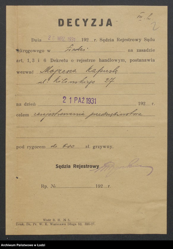 Obraz 4 z jednostki "Mojżesz Kapusta"