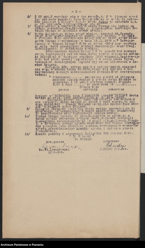 image.from.unit.number "Walny Zjazd Okręgu 19.II.1939."