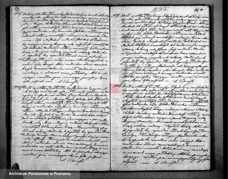 Obraz 9 z jednostki "Duplikat urodzonych, zaślubionych i zgonów"