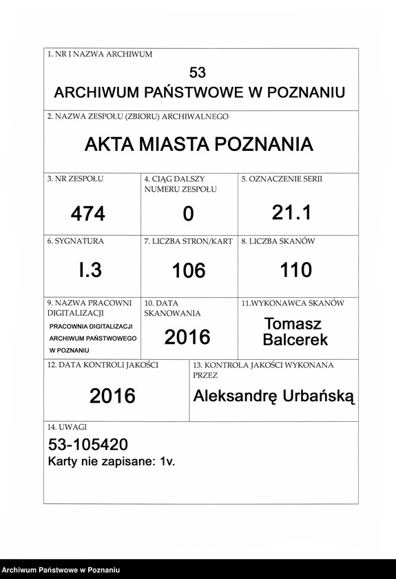 Obraz 1 z jednostki "Liber actuum et mandatuum ...consulum Liber ab anno 70 ad 94-tum."