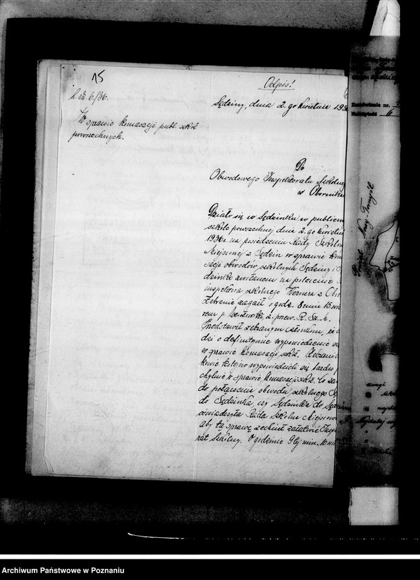 Obraz 18 z jednostki "Szkoła Powszechna- Sędzin, powiat Szamotuły"