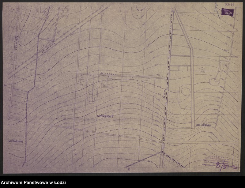 Obraz 3 z jednostki "Plan m. Łodzi 1:2000. Sekcja NO95"