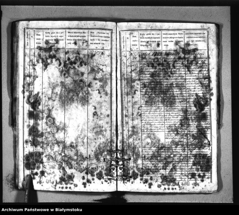 Obraz 17 z jednostki "Extrakty z metryk ślubów kościołów parafialnych w: Siemiatyczach, Ostrożanach, Dołubowie, Sadach, Niemirowie, Mielniku, Dziadkowicach"