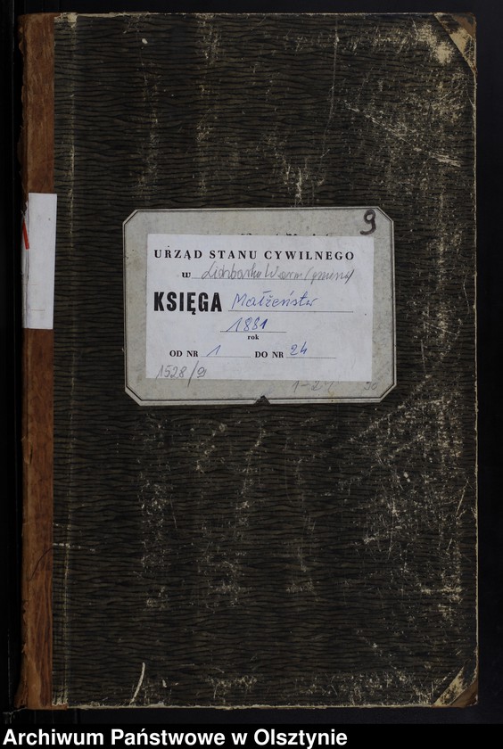 image.from.unit.number "Heiraths-Haupt-Register Nr 1 - 24"