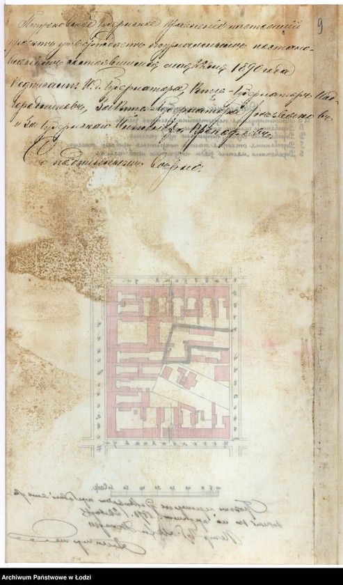 image.from.unit.number "[Proekt] na perestrojku Hajmom˝ Blavat˝ dvuh˝ kamennyh˝ odno-ètažnyh˝ mâsnyh˝ râdov˝ na žilyâ i fabričnyâ poměŝenìâ na městnosti No 275a po Zahodnej ulicě v˝ gorodě Lodzi"