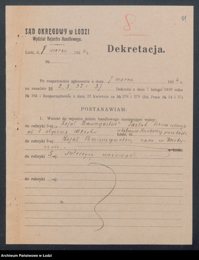 Obraz 13 z jednostki "Rafał Baumgarten- tartak"