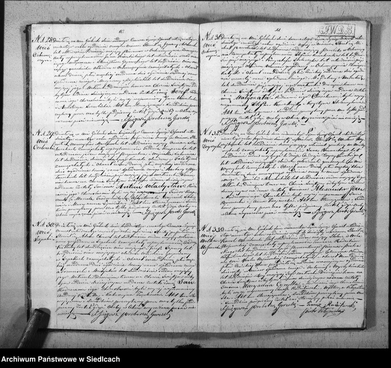 Obraz 9 z jednostki "Akta urodzin, małżeństw, zgonów"