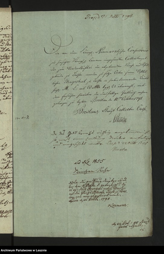 Obraz 13 z jednostki "[Akta miscellanea von Kirchen, Schul, Armen und Kollektensachen]"